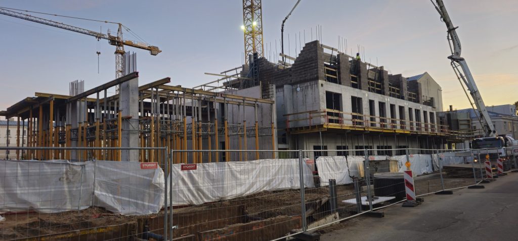 Tērbatas dārzs - 1. kārta - Tērbatas iela 78A (Tērbatas iela 78A) - Daudzdzīvokļu nams - būvdarbu attēli