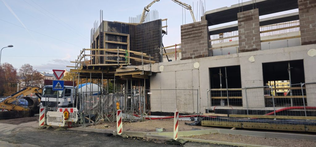 Tērbatas dārzs - 1. kārta - Tērbatas iela 78A (Tērbatas iela 78A) - Daudzdzīvokļu nams - būvdarbu attēli