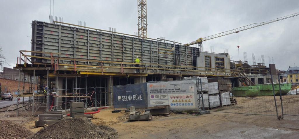 Tērbatas dārzs - 1. kārta - Tērbatas iela 78A (Tērbatas iela 78A) - Daudzdzīvokļu nams - būvdarbu attēli