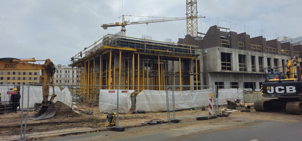 Tērbatas dārzs - 1. kārta - Tērbatas iela 78A (Tērbatas iela 78A) - Daudzdzīvokļu nams - būvdarbu attēli