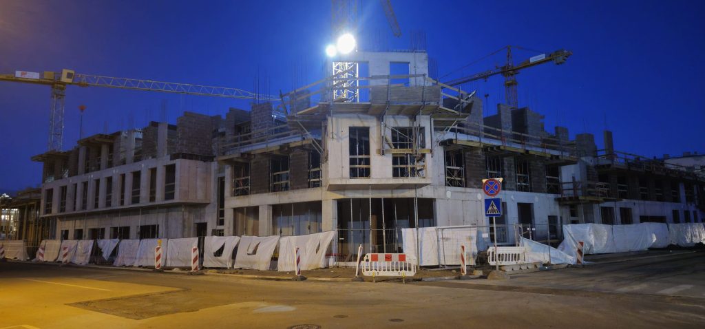 Tērbatas dārzs - 1. kārta - Tērbatas iela 78A (Tērbatas iela 78A) - Daudzdzīvokļu nams - būvdarbu attēli