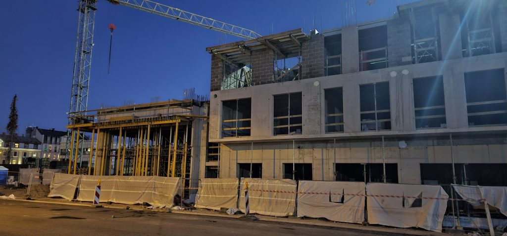 Tērbatas dārzs - 1. kārta - Tērbatas iela 78A (Tērbatas iela 78A) - Daudzdzīvokļu nams - būvdarbu attēli