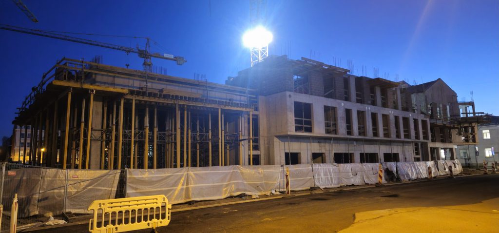 Tērbatas dārzs - 1. kārta - Tērbatas iela 78A (Tērbatas iela 78A) - Daudzdzīvokļu nams - būvdarbu attēli