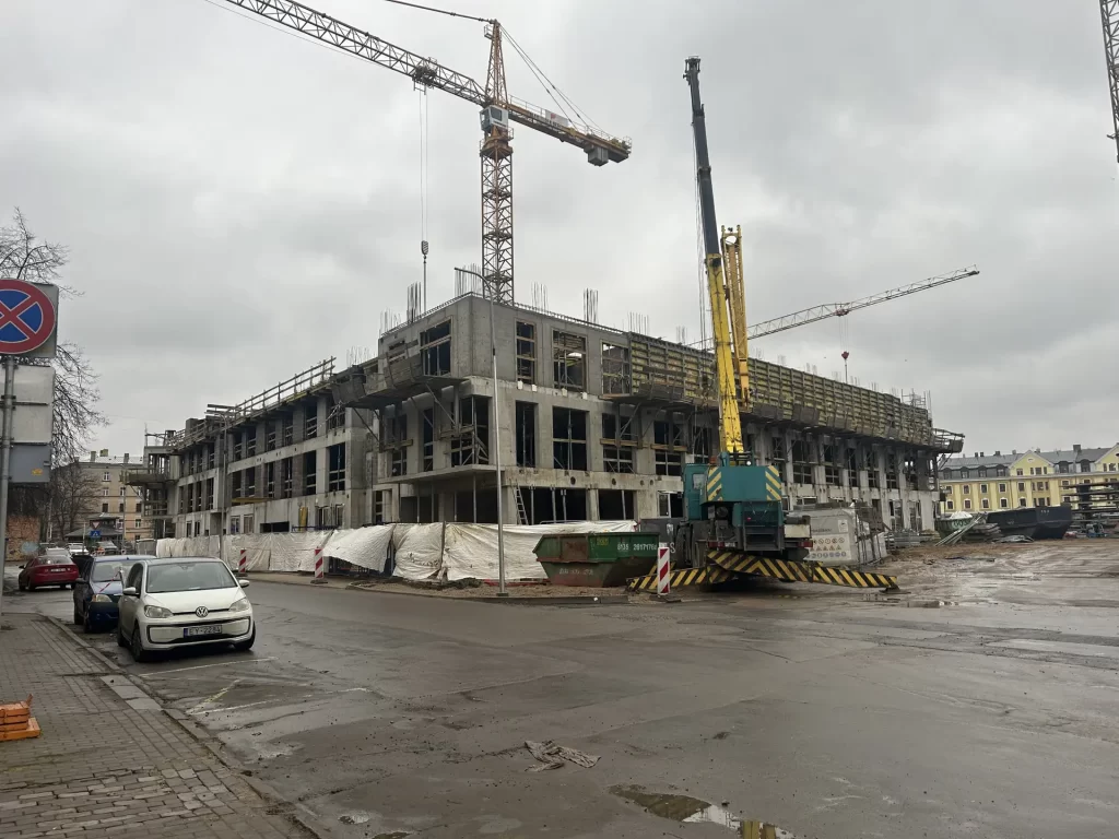 Tērbatas dārzs - 1. kārta - Tērbatas iela 78A (Tērbatas iela 78A) - Daudzdzīvokļu nams - būvdarbu attēli