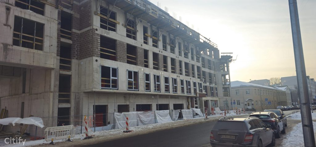 Tērbatas dārzs - 1. kārta - Tērbatas iela 78A (Tērbatas iela 78A) - Daudzdzīvokļu nams - būvdarbu attēli