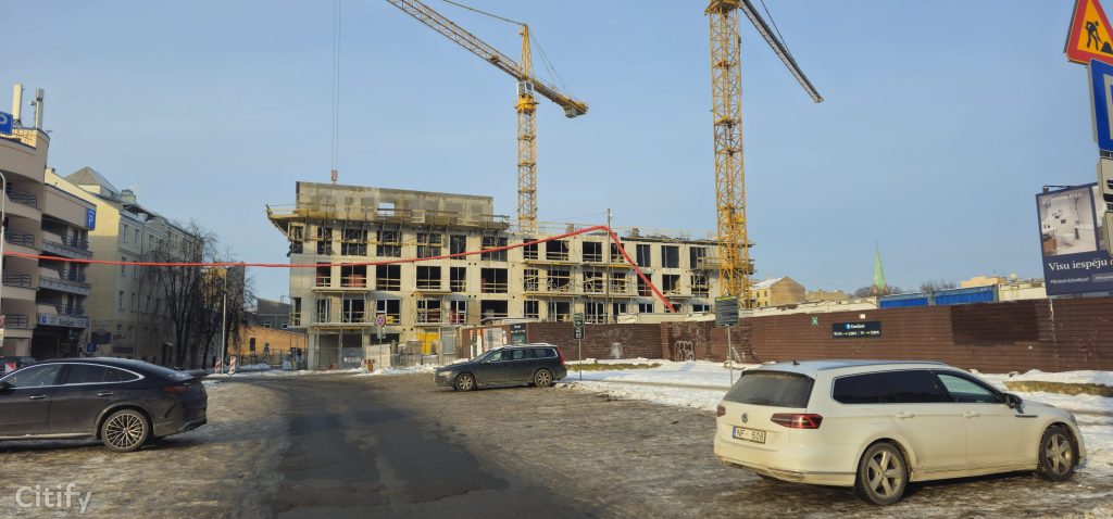 Tērbatas dārzs - 1. kārta - Tērbatas iela 78A (Tērbatas iela 78A) - Daudzdzīvokļu nams - būvdarbu attēli