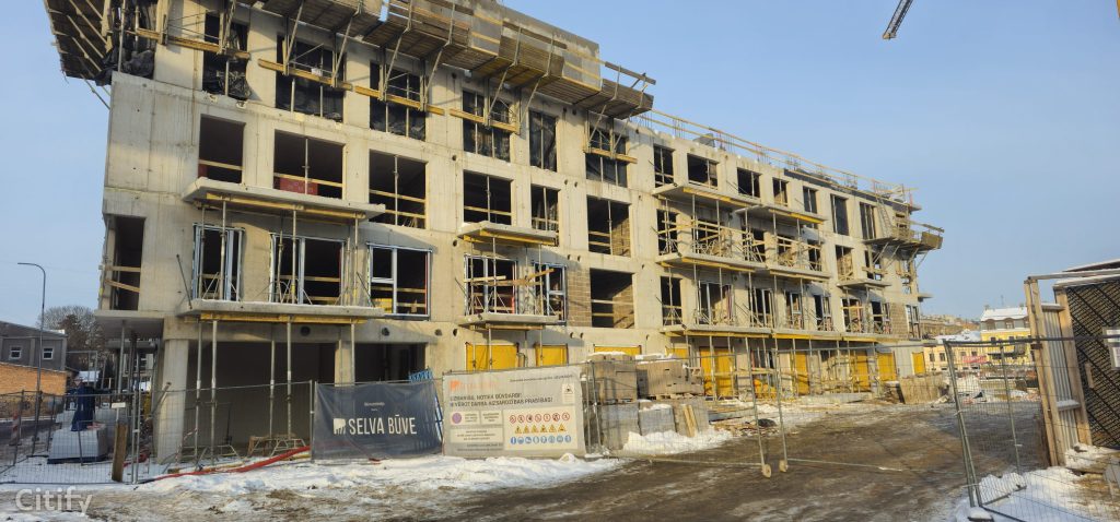 Tērbatas dārzs - 1. kārta - Tērbatas iela 78A (Tērbatas iela 78A) - Daudzdzīvokļu nams - būvdarbu attēli