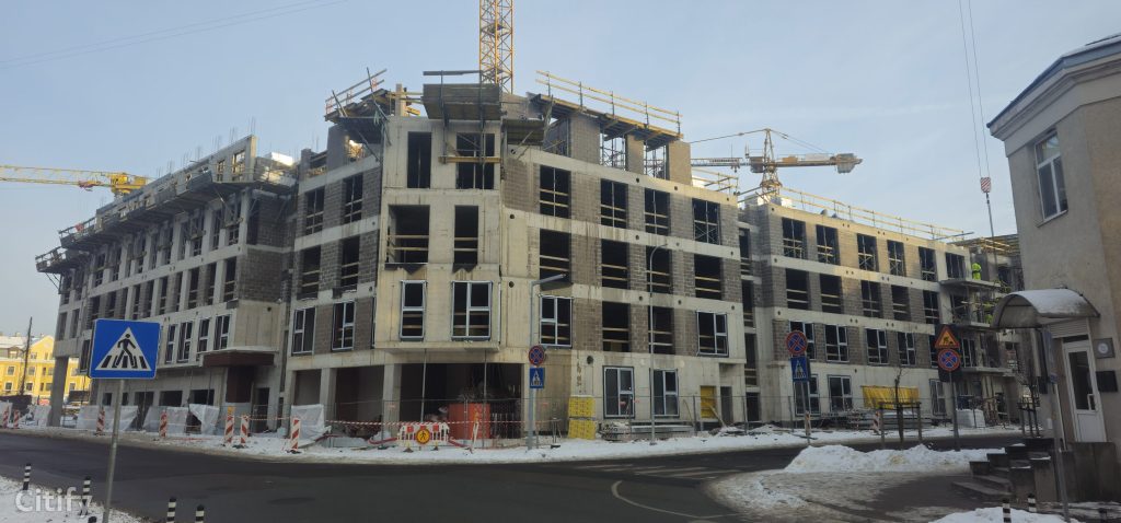 Tērbatas dārzs - 1. kārta - Tērbatas iela 78A (Tērbatas iela 78A) - Daudzdzīvokļu nams - būvdarbu attēli