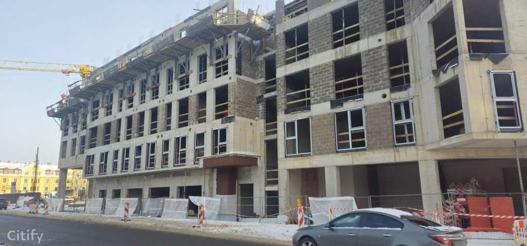 Tērbatas dārzs - 1. kārta - Tērbatas iela 78A (Tērbatas iela 78A) - Daudzdzīvokļu nams - būvdarbu attēli