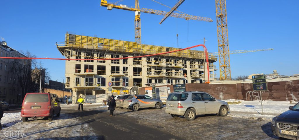 Tērbatas dārzs - 1. kārta - Tērbatas iela 78A (Tērbatas iela 78A) - Daudzdzīvokļu nams - būvdarbu attēli