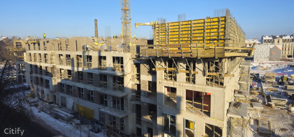 Tērbatas dārzs - 1. kārta - Tērbatas iela 78A (Tērbatas iela 78A) - Daudzdzīvokļu nams - būvdarbu attēli