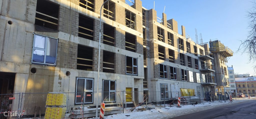 Tērbatas dārzs - 1. kārta - Tērbatas iela 78A (Tērbatas iela 78A) - Daudzdzīvokļu nams - būvdarbu attēli