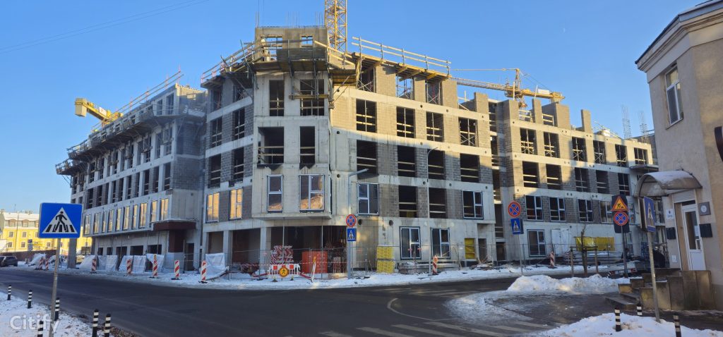 Tērbatas dārzs - 1. kārta - Tērbatas iela 78A (Tērbatas iela 78A) - Daudzdzīvokļu nams - būvdarbu attēli