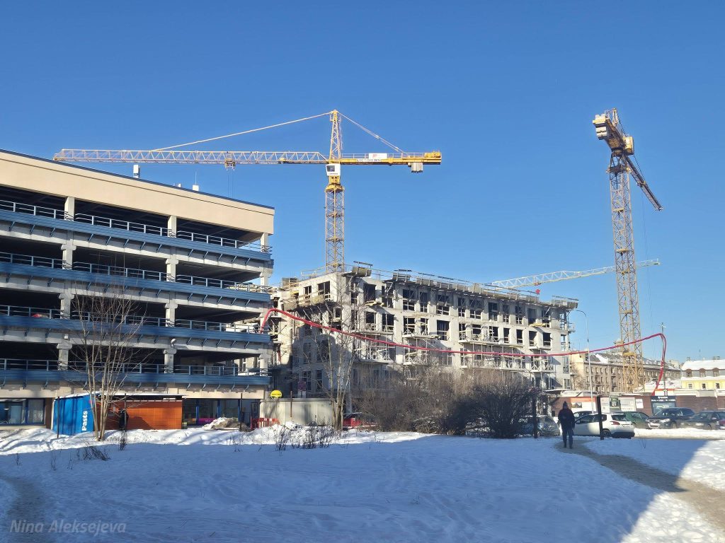 Tērbatas dārzs - 1. kārta - Tērbatas iela 78A (Tērbatas iela 78A) - Daudzdzīvokļu nams - būvdarbu attēli