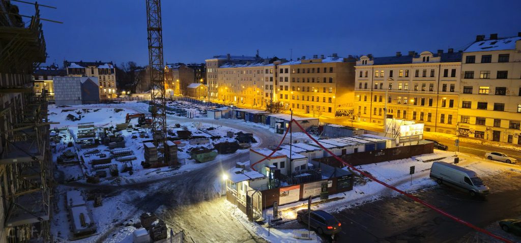 Tērbatas dārzs - 1. kārta - Tērbatas iela 78A (Tērbatas iela 78A) - Daudzdzīvokļu nams - būvdarbu attēli