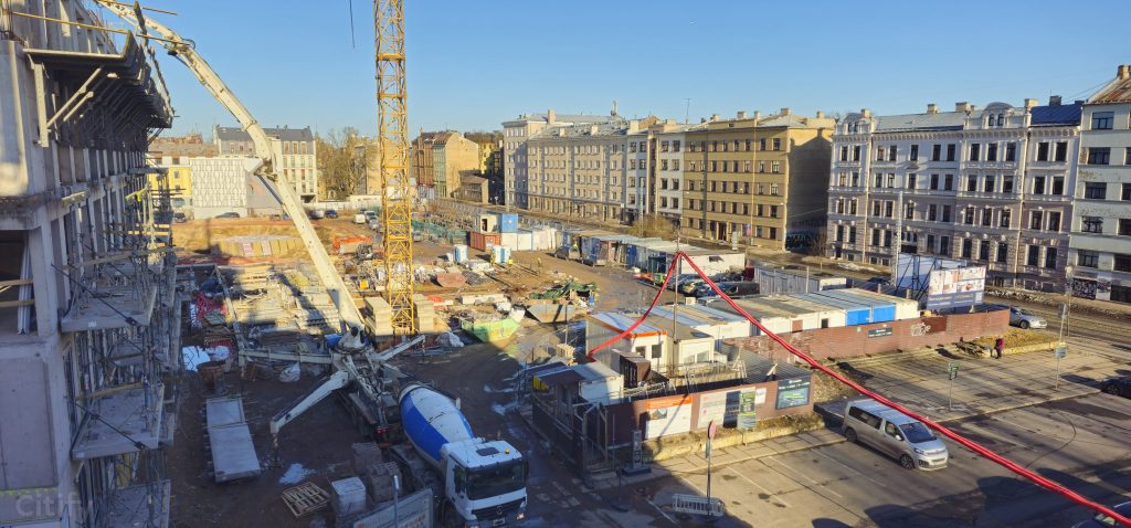 Tērbatas dārzs - 1. kārta - Tērbatas iela 78A (Tērbatas iela 78A) - Daudzdzīvokļu nams - būvdarbu attēli