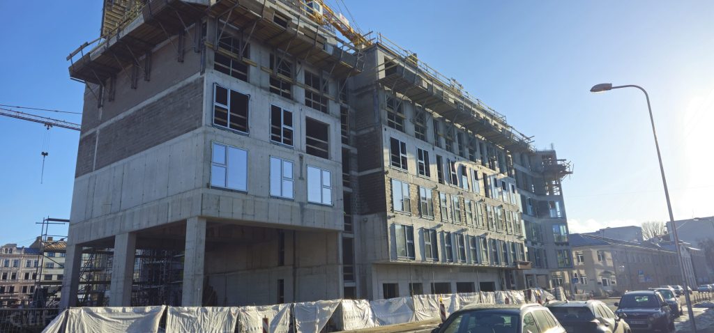 Tērbatas dārzs - 1. kārta - Tērbatas iela 78A (Tērbatas iela 78A) - Daudzdzīvokļu nams - būvdarbu attēli