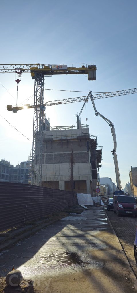 Tērbatas dārzs - 1. kārta - Tērbatas iela 78A (Tērbatas iela 78A) - Daudzdzīvokļu nams - būvdarbu attēli