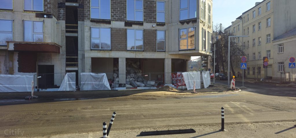 Tērbatas dārzs - 1. kārta - Tērbatas iela 78A (Tērbatas iela 78A) - Daudzdzīvokļu nams - būvdarbu attēli