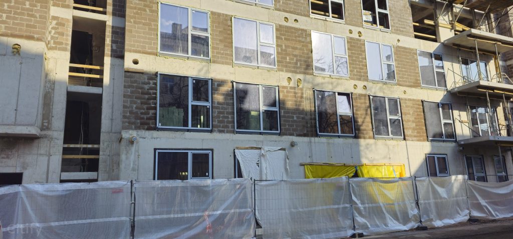 Tērbatas dārzs - 1. kārta - Tērbatas iela 78A (Tērbatas iela 78A) - Daudzdzīvokļu nams - būvdarbu attēli