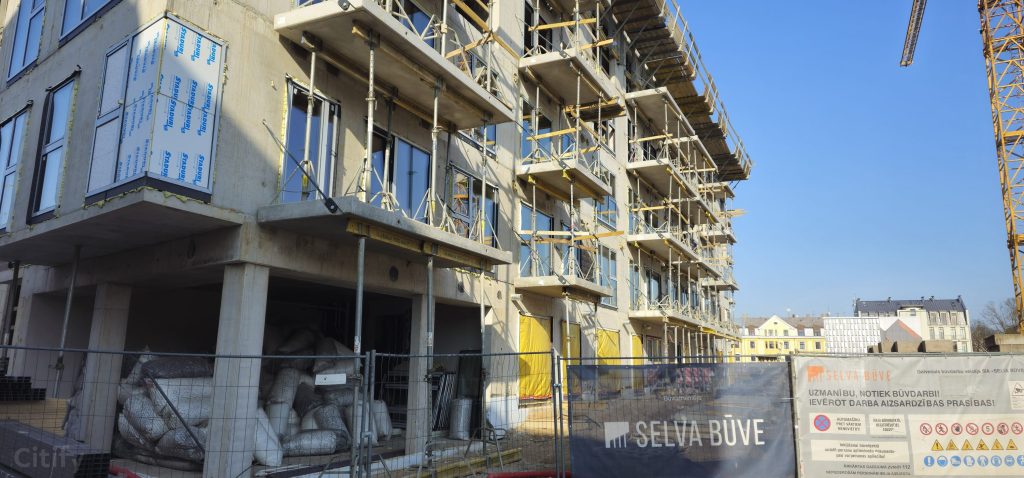 Tērbatas dārzs - 1. kārta - Tērbatas iela 78A (Tērbatas iela 78A) - Daudzdzīvokļu nams - būvdarbu attēli