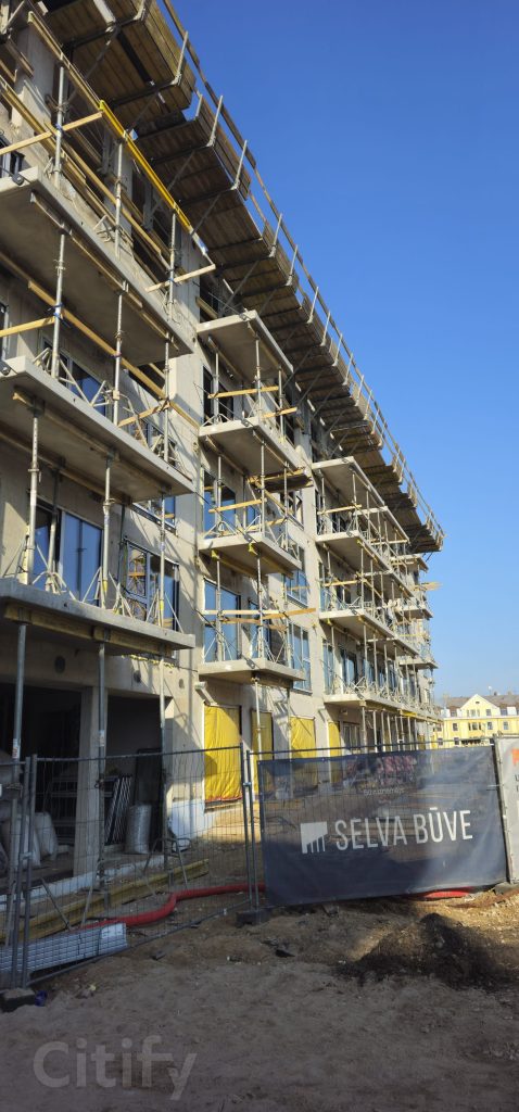 Tērbatas dārzs - 1. kārta - Tērbatas iela 78A (Tērbatas iela 78A) - Daudzdzīvokļu nams - būvdarbu attēli