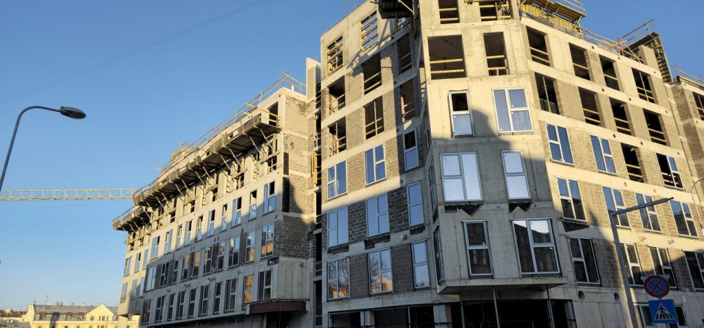 Tērbatas dārzs - 1. kārta - Tērbatas iela 78A (Tērbatas iela 78A) - Daudzdzīvokļu nams - būvdarbu attēli