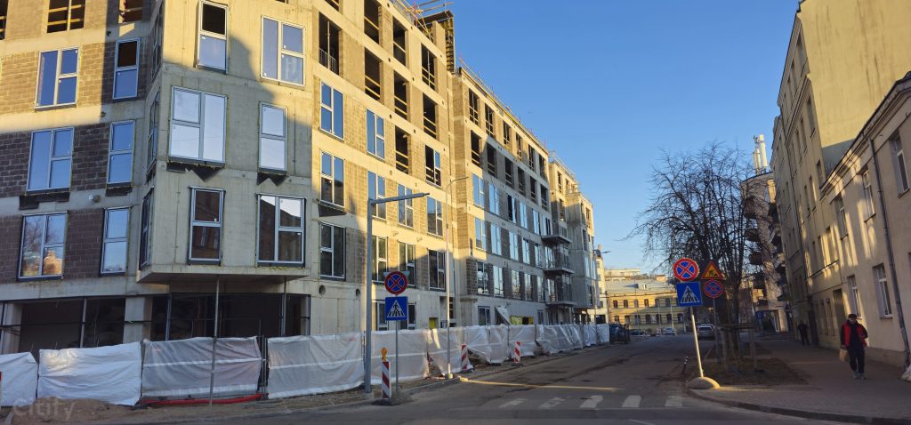 Tērbatas dārzs - 1. kārta - Tērbatas iela 78A (Tērbatas iela 78A) - Daudzdzīvokļu nams - būvdarbu attēli