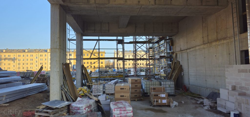 Tērbatas dārzs - 1. kārta - Tērbatas iela 78A (Tērbatas iela 78A) - Daudzdzīvokļu nams - būvdarbu attēli