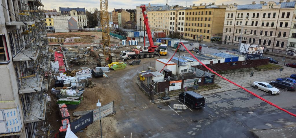 Tērbatas dārzs - 1. kārta - Tērbatas iela 78A (Tērbatas iela 78A) - Daudzdzīvokļu nams - būvdarbu attēli