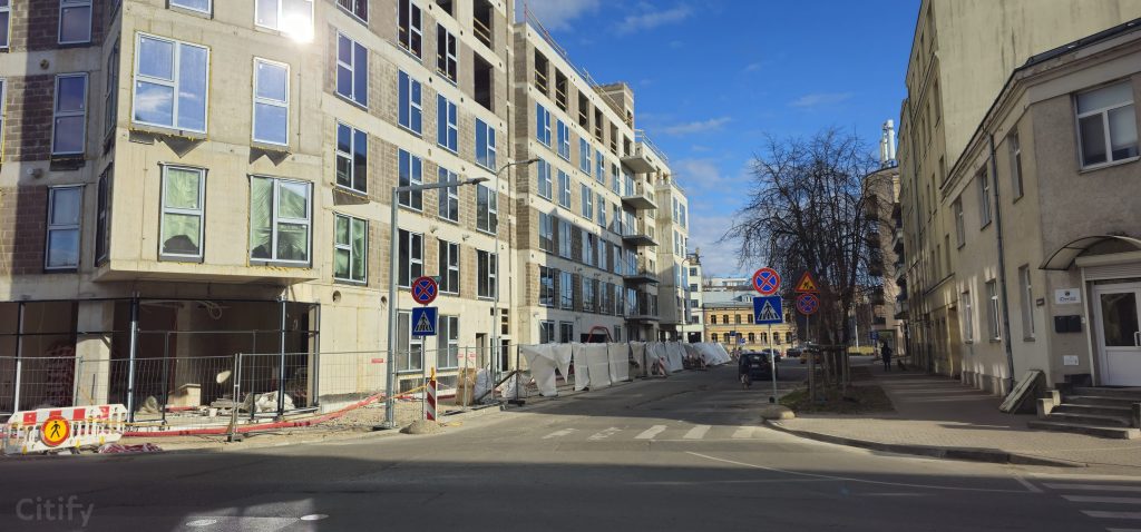 Tērbatas dārzs - 1. kārta - Tērbatas iela 78A (Tērbatas iela 78A) - Daudzdzīvokļu nams - būvdarbu attēli