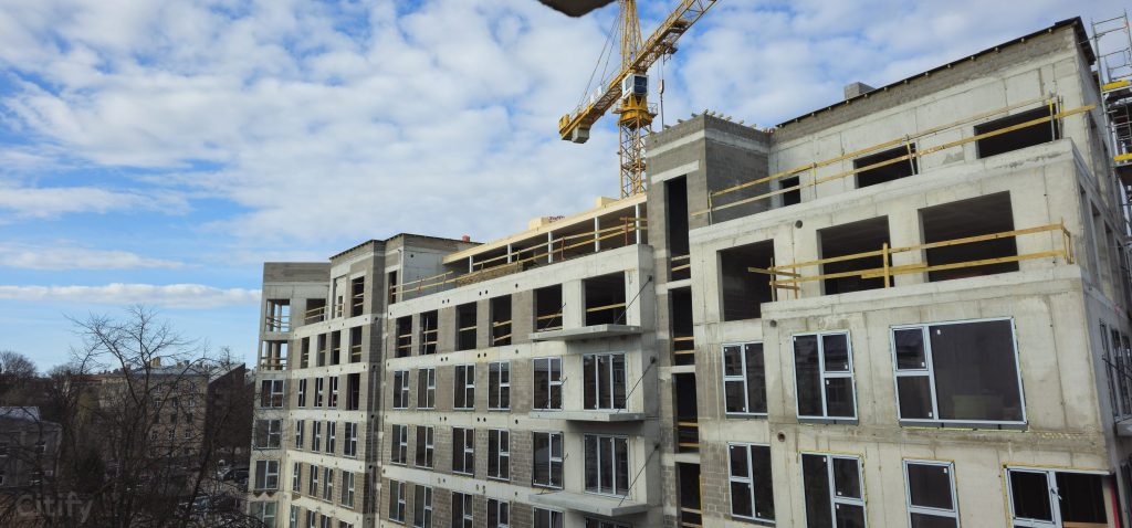 Tērbatas dārzs - 1. kārta - Tērbatas iela 78A (Tērbatas iela 78A) - Daudzdzīvokļu nams - būvdarbu attēli