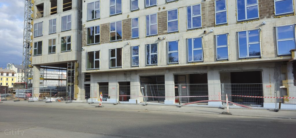 Tērbatas dārzs - 1. kārta - Tērbatas iela 78A (Tērbatas iela 78A) - Daudzdzīvokļu nams - būvdarbu attēli