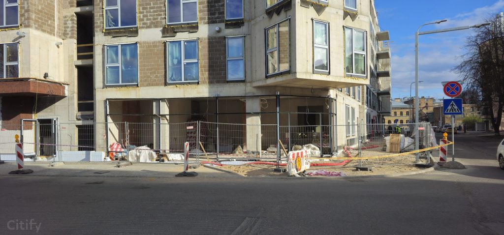 Tērbatas dārzs - 1. kārta - Tērbatas iela 78A (Tērbatas iela 78A) - Daudzdzīvokļu nams - būvdarbu attēli