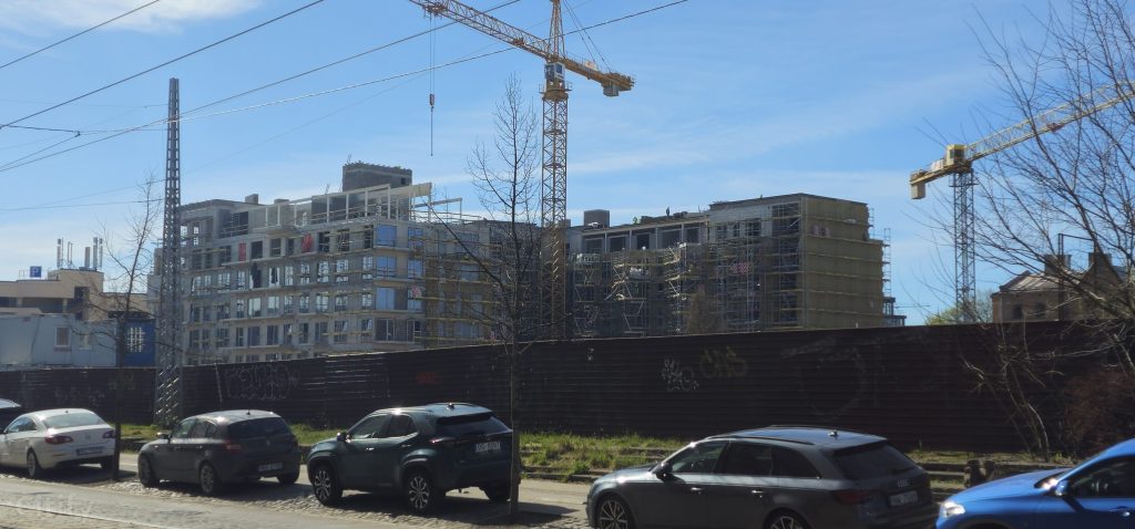 Tērbatas dārzs - 1. kārta - Tērbatas iela 78A (Tērbatas iela 78A) - Daudzdzīvokļu nams - būvdarbu attēli