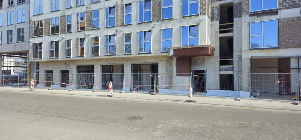 Tērbatas dārzs - 1. kārta - Tērbatas iela 78A (Tērbatas iela 78A) - Daudzdzīvokļu nams - būvdarbu attēli