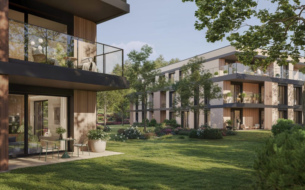 Sakai (Miško vilos) 2 etapas (Kazimiero Jelskio g. 24) - Daugiabutis - vizualizacija