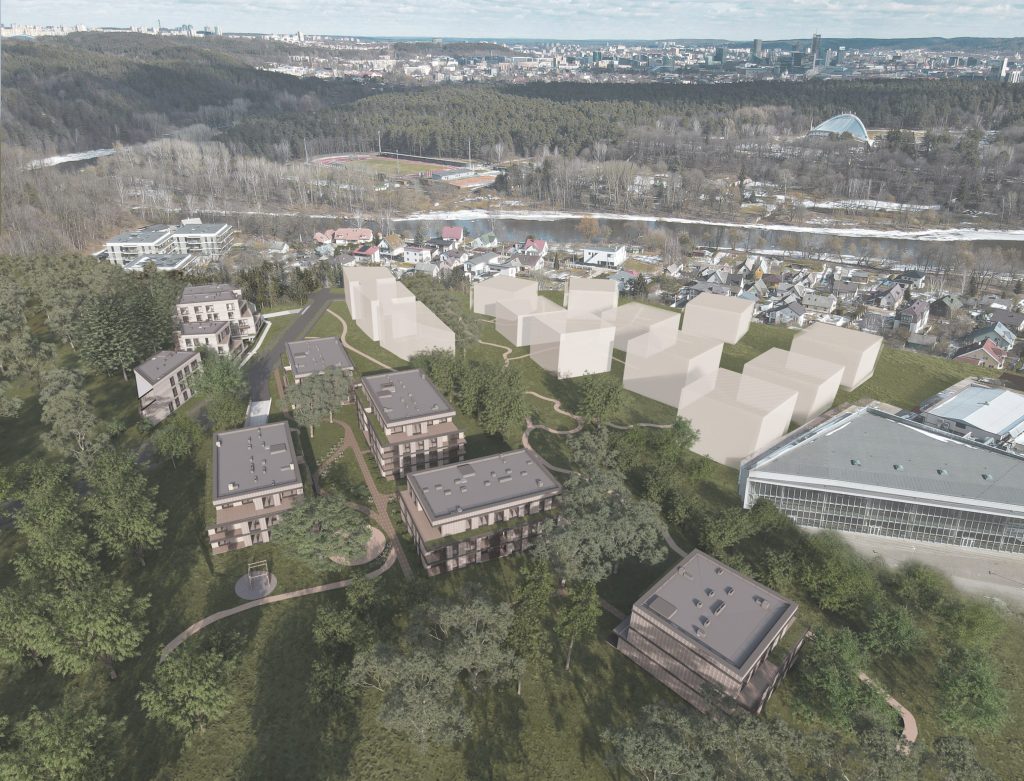 Sakai (Miško vilos) 2 etapas (Kazimiero Jelskio g. 24) - Daugiabutis - vizualizacija