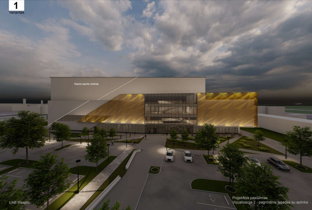 Dengtas regbio ir futbolo maniežas (Europos pr. 105A) - Spordikeskus - visuaalne