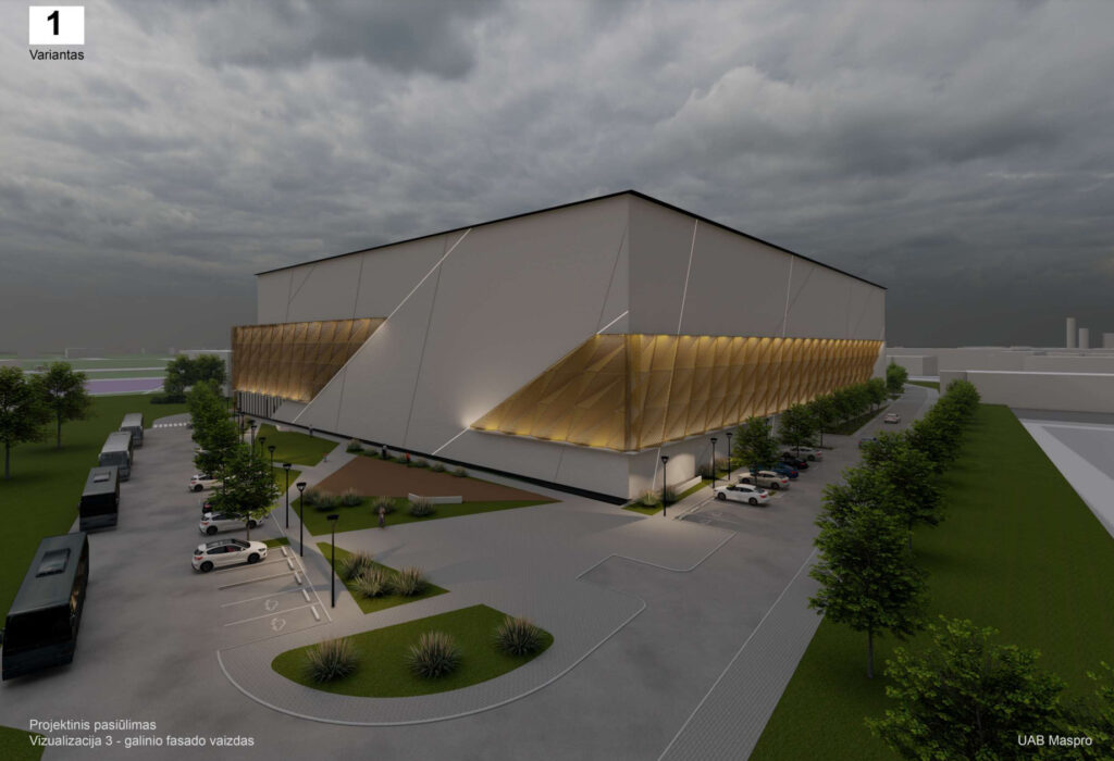 Dengtas regbio ir futbolo maniežas (Europos pr. 105A) - Spordikeskus - visuaalne