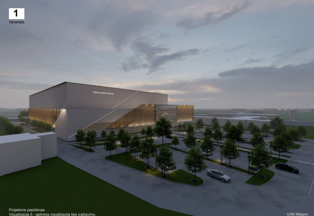 Dengtas regbio ir futbolo maniežas (Europos pr. 105A) - Spordikeskus - visuaalne