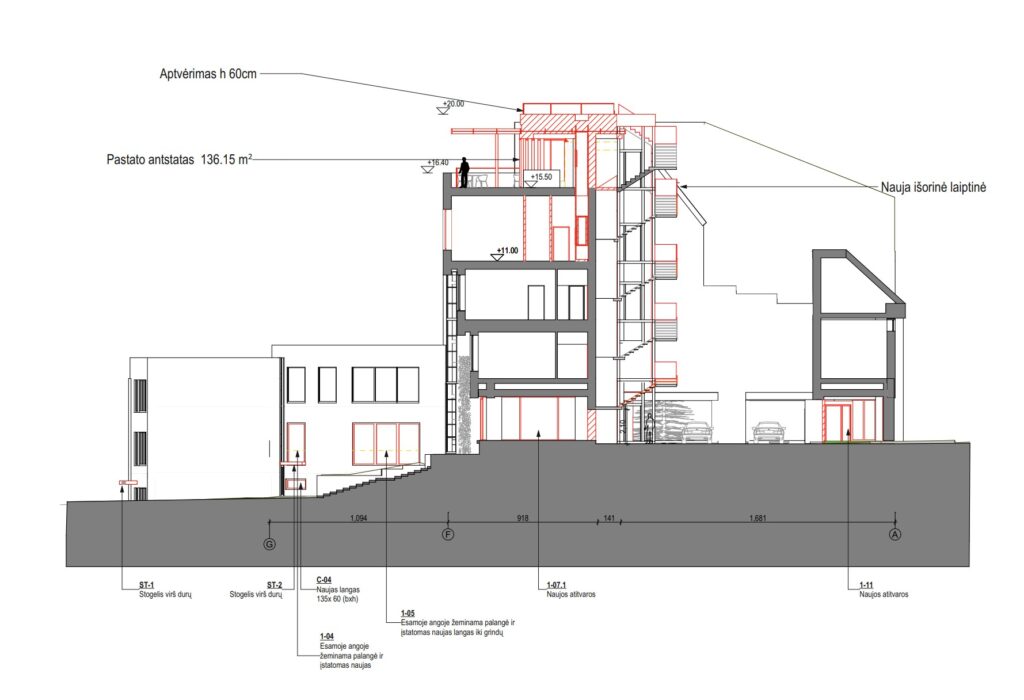 J. Basanavičiaus g. 7 (J. Basanavičiaus g. 7) - Office center - visualization