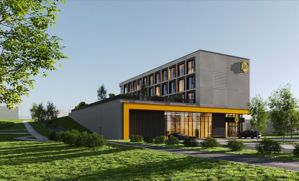 Kernavės g. 45 (Kernavės g. 45) - Co-living, Food store - visualization