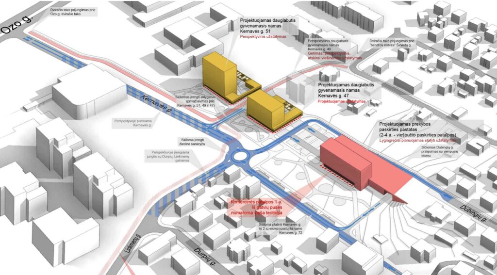 Kernavės g. 47 (Kernavės g. 47) - Daudzdzīvokļu nams - vizualizācija