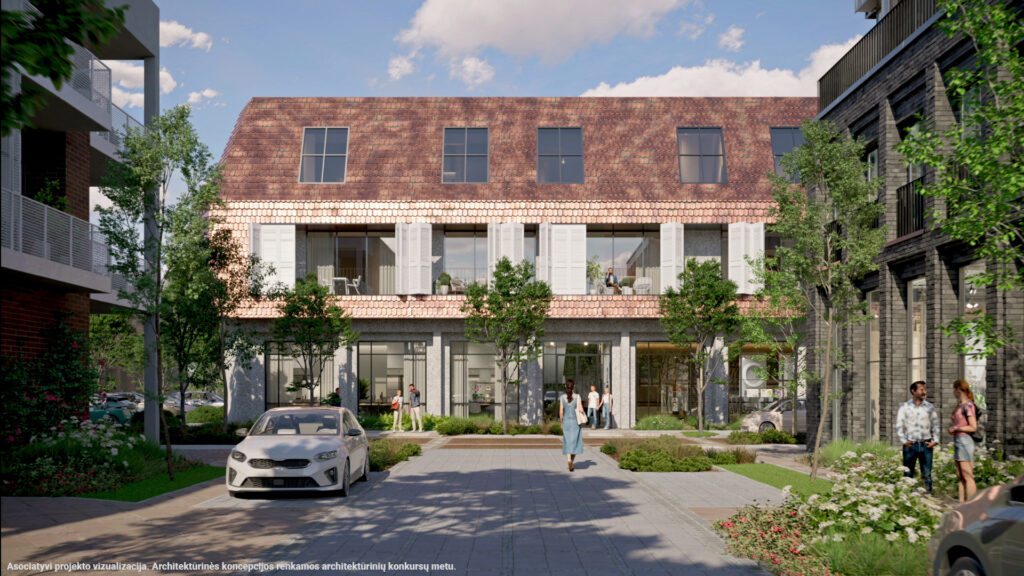 Launagiai 3 rajonas (Petro Joniko g., Žadiškių g., Dieveniškių g.) - Multi apartment - visualization