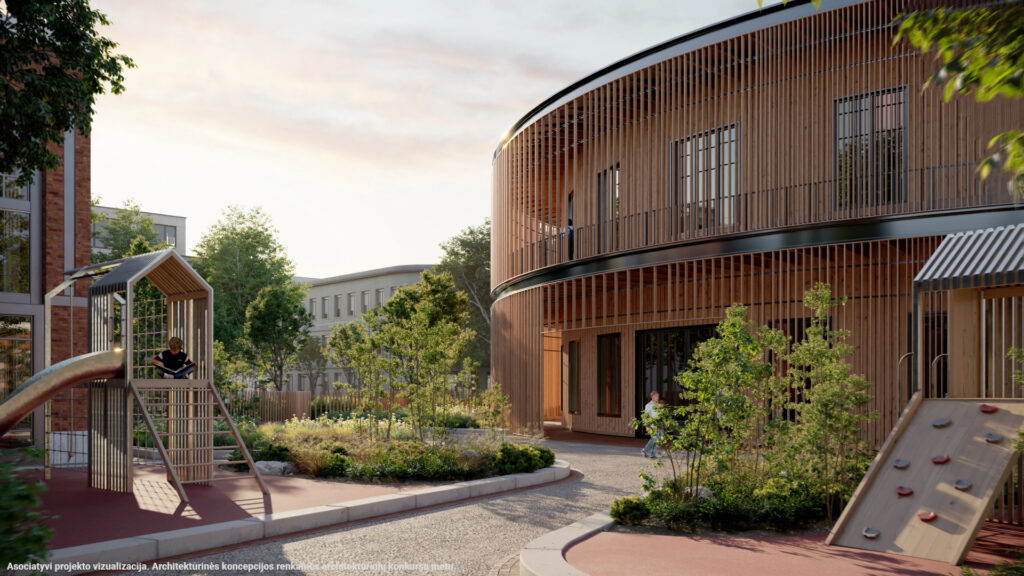 Launagiai 3 rajonas (Petro Joniko g., Žadiškių g., Dieveniškių g.) - Multi apartment - visualization