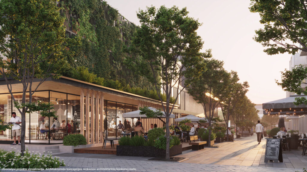 Launagiai 3 rajonas (Petro Joniko g., Žadiškių g., Dieveniškių g.) - Multi apartment - visualization