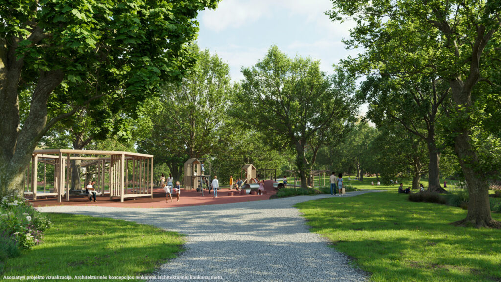 Launagiai 3 rajonas (Petro Joniko g., Žadiškių g., Dieveniškių g.) - Multi apartment - visualization