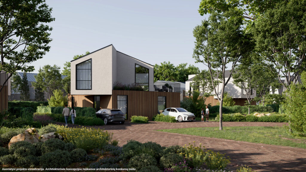 Launagiai 3 rajonas (Petro Joniko g., Žadiškių g., Dieveniškių g.) - Multi apartment - visualization