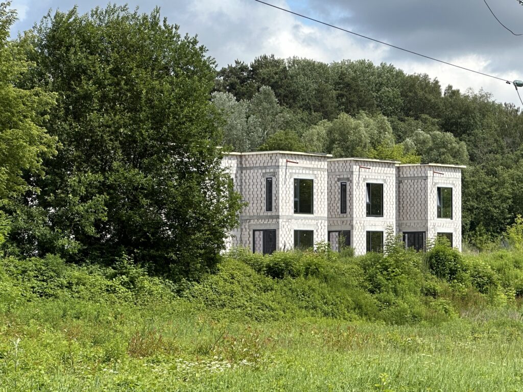 Lazdynėlių g. 115, 117, 119, 121, 123, 125, 127 (Lazdynėlių g. 115, 117, 119, 121, 123, 125, 127) - Row housing - construction photos